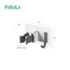 Gancho para trapeador FaSoLa para el hogar, sin perforaciones, para baño, resistente, para colgar en la pared, con hebilla, para escobas