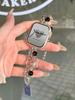 Adecuado para Apple Watch S10 Modelo Nuevo S11 Correa de Reloj 9/8/7/6/5/4Se Correa de Metal para Mujer Cadena de Perlas Verano
