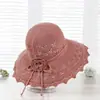 Nuevo Sombrero Plegable Verano Mujer Protector Solar Coreano Protector Solar Sombrero de Sol Ala Ancha Playa Cuatro Estaciones Sombrero Fresco Cubeta