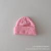 Gorro de lã infantil com estampa de doces e cachos, chapéu de malha leve para outono e inverno, para bebês, simples, quente e casual, chapéu frio