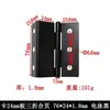 Bisagra de tres pliegues accesorios de bisagra para puerta de mueble armario bisagra de hierro plegable doblada ferretería para marco de fotos armario de zapatos armario con espejo venta al por mayor