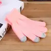 Versión de otoño e invierno guantes con pantalla táctil hombres y mujeres pueden guantes con pantalla táctil lana cálido teléfono móvil juego guantes mágicos