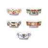 Tazón para Postre Melamina Olla Caliente Imitación Porcelana Taro Redondo Simi Rocío Hierba Asada Tazón Pequeño de Material Polvo de Hielo Agua con Azúcar Tazón Especial Hexagonal