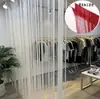 Cortina de Fio com Contas de Cristal Criptografado Cortina Divisória de Quarto Cortina de Porta de Casamento Cortina de Contas Cortina com Franjas para Sala de Estar Cortina de Decoração para Entrada de Hotel