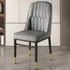 Taburete para manicura con respaldo, lujo ligero, de alta gama, para tocador de dormitorio de niña, silla especial, taburete estilo crema con respaldo