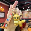 Llavero de Dibujos Animados Pokemon Colgante de Muñeco Pikachu Gengar Adorno Llavero de Coche Juguete Encanto para Bolso