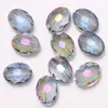 Ojo de buey de porcelana 9*12mm cuentas de cristal para joyería DIY cortina de cuentas cuentas sueltas galvanizado color mágico máquina Mill calidad de comercio exterior