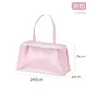 Neceser transparente impermeable, bolsa de cosméticos multifuncional, bolsa de almacenamiento de gran capacidad, bolsa de mano con compartimentos de malla hueca, bolsa de ducha