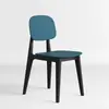 Decoração de casa minimalista nórdica, encosto criativo estilo macaron, banqueta de plástico, tamanho adulto, cadeira de jantar de luxo leve, cadeira espessa para mesas de jantar, cadeira de lazer
