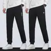 Pantalones casuales para hombre para otoño e invierno, pantalones deportivos tipo jogger de pierna recta, ajuste holgado, pantalones gruesos, versátiles para otoño
