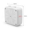 Caixa Plástica com Tampa Flip-Top para Vigilância Suporte para Câmera Dome 3.5 Caixa de Armazenamento Montada no Teto/Parede Pode Esconder a Caixa de Fios
