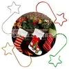 Los Ganchos para Guirnaldas de Navidad Más Vendidos de Amazon para Uso en el Hogar, Nuevos Ganchos Metálicos en Forma de Estrella con Cuentas para Decoración Navideña