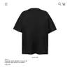 250g Algodón Puro Pesado Marca Americana de Moda Divertida Estampado de Mariposas Camiseta de Manga Corta para Hombres y Mujeres Verano Holgada Transfronteriza Venta al por Mayor