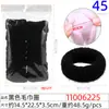 Nuevo 5.5cm Color Sin Costuras Goma para el Cabello Coleta Gruesa Elástica Anillo para Cola de Caballo