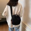 Bolso de Pana para Mujer 2026 Nueva Moda Elegante Estilo Harajuku Versátil Casual Bolso Cruzado