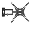 Soporte de TV Ajustable Telescópico de Pared Giratorio Izquierda y Derecha 180 Grados Multifuncional para Monitor Universal