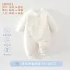 Mameluco acolchado estilo monje para bebé de 50g, Clase A, ropa unisex para gatear de bebé, ropa de otoño para recién nacidos, mameluco de bebé sin costuras