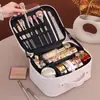 Estuche de Maquillaje Profesional para Maquilladores con Múltiples Niveles y Gran Capacidad, Se Puede Usar como Maleta con Ruedas, una Bolsa de Almacenamiento de Cosméticos Imprescindible para Viajes