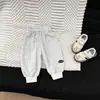 Pantalones de chándal de otoño para bebé, nuevo estilo coreano, para niño pequeño, cintura elástica, pantalones jogger, ropa de otoño, infantil, casual, para exteriores, pantalones largos