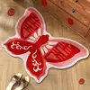 Tapete de entrada estilo chinês, tapete estilo antigo para uso doméstico, capacho para corredor de entrada, tapete de banheiro absorvente antiderrapante