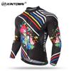 XINTOWN Roupa de Ciclismo Top Longo Primavera e Outono Secagem Rápida Respirável Manga Longa Masculino Mountain Bike Roupa de Bicicleta