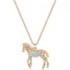 Collar de Caballo Nuevo para Pareja Transfronterizo de Amazon, Cadena para Clavícula de Lujo Ligero Original de Nicho, Joyería Versátil para el Día a Día