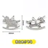 Nuevo Broche de Animales tipo Poni Estilo Francés, Broche de Moda Simple y Exquisito, Accesorios de Ropa DIY