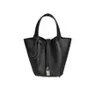 Bolso de Mano para Mujer Piel de Vaca de Primera Capa Cesta de Verduras 2025 Popular Bolso Cubo Pequeño Bolso de Mano Bolso de Mano de Gran Capacidad