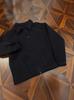 Moletom Curto Retro Americano Cor Lisa Simples Gola Lapela para Homens e Mulheres Solto Casual Cleanfit Curto Versátil Jaqueta