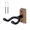 Gancho para Guitarra para Guitarras Eléctricas y Acústicas, Ukelele, Soporte de Madera, Soporte de Guitarra para Montar en la Pared