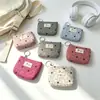 Porta-moedas Florido Estilo Coreano Bolsa de Chave Fofa Bolsa para Guardar Moedas de Fone de Ouvido Mini Mochila de Estudante Decoração Atacado
