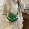 Bolso Hermoso Moderno Personalizado Bolso de Hombro de Moda Nuevo de Verano 2024 para Mujer Bolso Bandolera Sencillo para Desplazamientos Bolso Concha