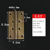 Bisagra Oculta de Cobre Puro Antiguo Chino para Puerta de Gabinete, Bisagra Plegable de Latón para Puerta de Madera, Bisagra para Caja de Madera de Alcanfor, Bisagra con Carcasa de Cobre Completo