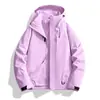 Chaqueta deportiva de exterior tres en uno desmontable, cortavientos e impermeable, personalizada con logotipo de empresa, para hombre