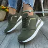 2026 Primavera e Outono Novo Estilo Comércio Exterior Transfronteiriço Confortável Versátil Sapatos Esportivos Femininos Venda Direta da Fábrica Sapatos Esportivos de Bico Redondo para Mulheres