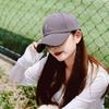 Gorra de Béisbol Color Sólido Protector Solar Cara con Letras Pequeñas Gorra Pequeña para Mujer Verano Estilo Coreano Marrón Herramienta Sombrero Curvo para Hombre