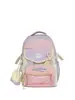 Mochila Escolar Estilo Ins de Alto Valor Yan para Niña de Secundaria Mochila de Gran Capacidad para Estudiante de Preparatoria Linda Mochila con Ventana para Pines Dopamina