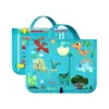 Fabricante Personalizado Amazon Quadro de Atividades de Feltro Brinquedo Educacional Infantil para Aprender Habilidades de Vestir Quadro de Atividades de Feltro