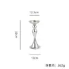 Adereços de Casamento Estilo Europeu Vaso de Flores de Ferro Forjado Decoração da Mesa Principal Arrumador de Flores Mesa de Assinaturas Suporte de Flores de Cristal Recipientes Ornamentos de Flores de Mesa