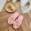 Chanclas Mariposa Popular del Sudeste Asiático Transfronterizas, Zapatos de Playa Estilo Hada, Chanclas de Vacaciones de Celebridad de Internet