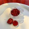Celebridade da Internet Brilhando Ano Novo Lantejoulas Vermelhas Novos Acessórios de Unhas Artísticas Pó Espelho Mágico Glitter Decoração de Unhas Pequenos Acessórios Atacado