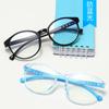 2020 nuevas gafas sencillas para niños montura redonda retro gafas anti luz azul gafas de espejo plano de color caramelo para niños