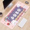 Mouse Pad Grande Teclado de Atalho para Meninas Pad Impermeável Borda com Trava de Precisão Pad de Mesa Borracha Espessa Pad Impermeável