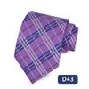 Corbata para Hombre Material Poliéster Corbata de Cuadros Escoceses Fabricante Stock Listo Venta al por Mayor