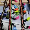 En Stock Cepillos de Escoba Coloridos de Poliéster Multicolor, Borlas Clásicas de Cinta, Ribete de Encaje, Accesorios para Ropa, Adornos Decorativos