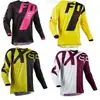 Ropa de Ciclismo de Montaña Fox Ropa para Motocicleta Todoterreno Descenso Camiseta Transpirable de Secado Rápido Tops de Manga Larga Venta al por Mayor