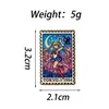 Broche de Personagem de Anime Japonês Sailor Moon Tsukino Usagi Mizuno Ami Menina Fofa Roupas Mochila Insígnia Acessórios