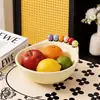 Prato de Frutas Espiral Dopamina Criativo de Alto Valor para Uso Doméstico Garfo de Aço Inoxidável Bandeja Exibidora de Doces Tigela Prato Espessado para Lanches