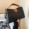 Bolsa Moda Bolsa Feminina 2023 Nova Tendência Simples para o Trabalho Bolsa Feminina Texturizada Casual Bolsa Transversal Portátil Bolsa Feminina