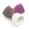 Cápsulas de Pastel a Prueba de Aceite de Color Sólido Desechables para Hornear Bases Pequeñas para Postres Cápsulas para Pastel de Alta Temperatura